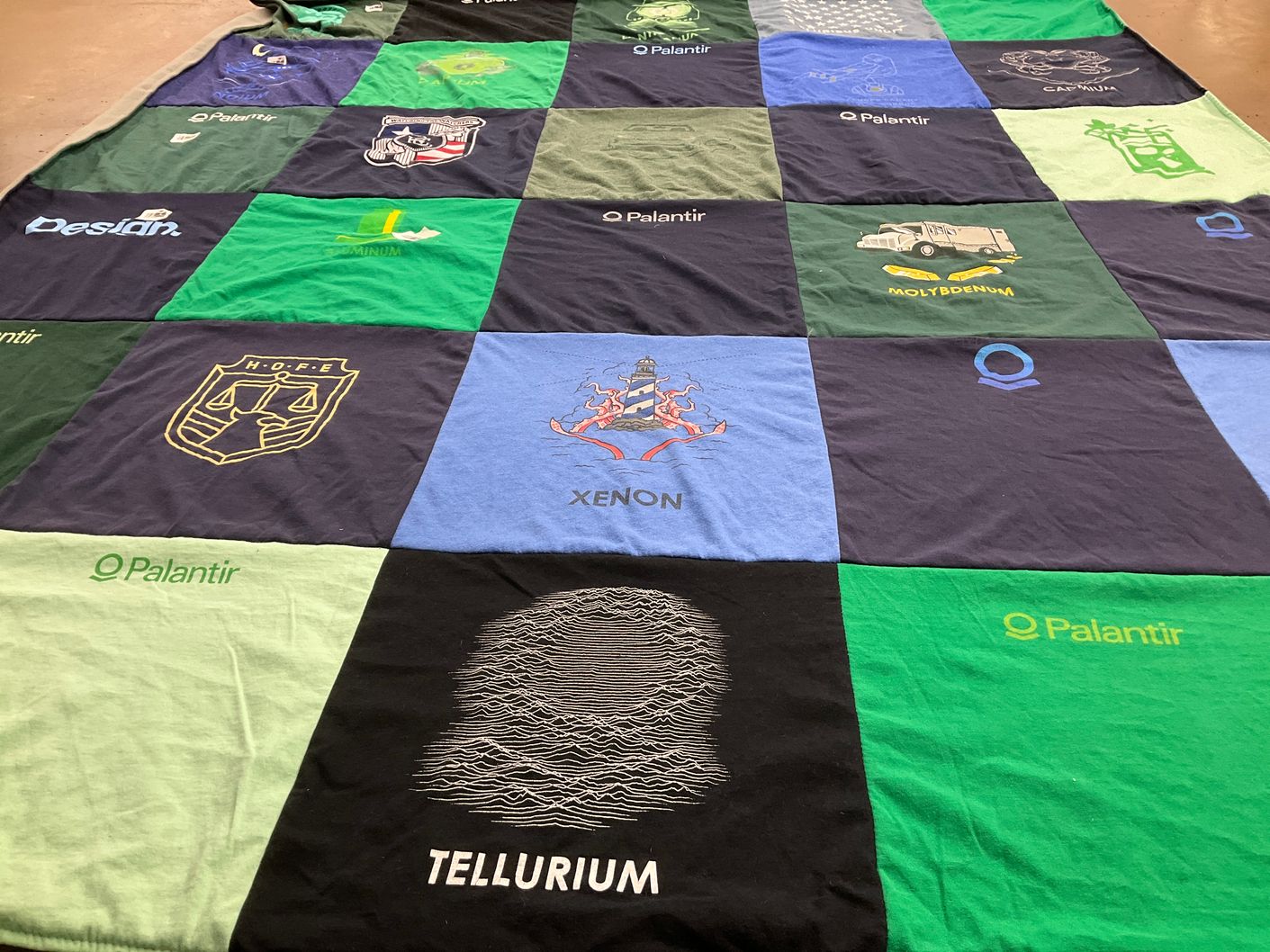 T-shirt quilt by Keyur from VA