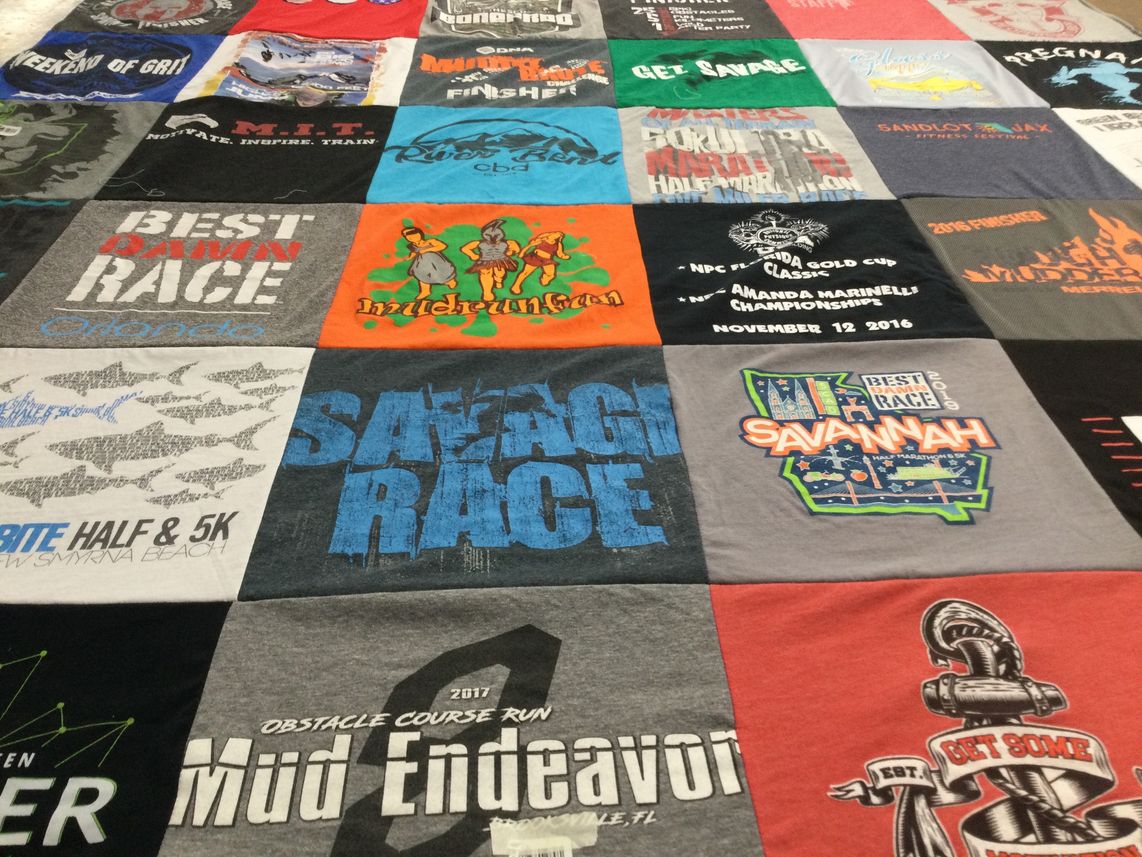 T-shirt quilt from massachusetts institute of technology by Tamara from FL