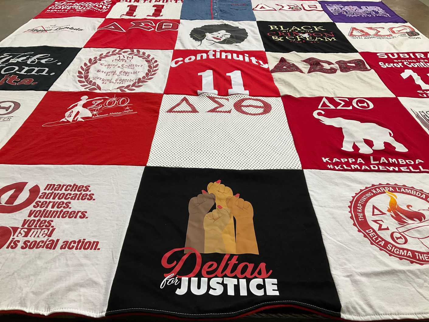 T-shirt quilt by Sean from MI