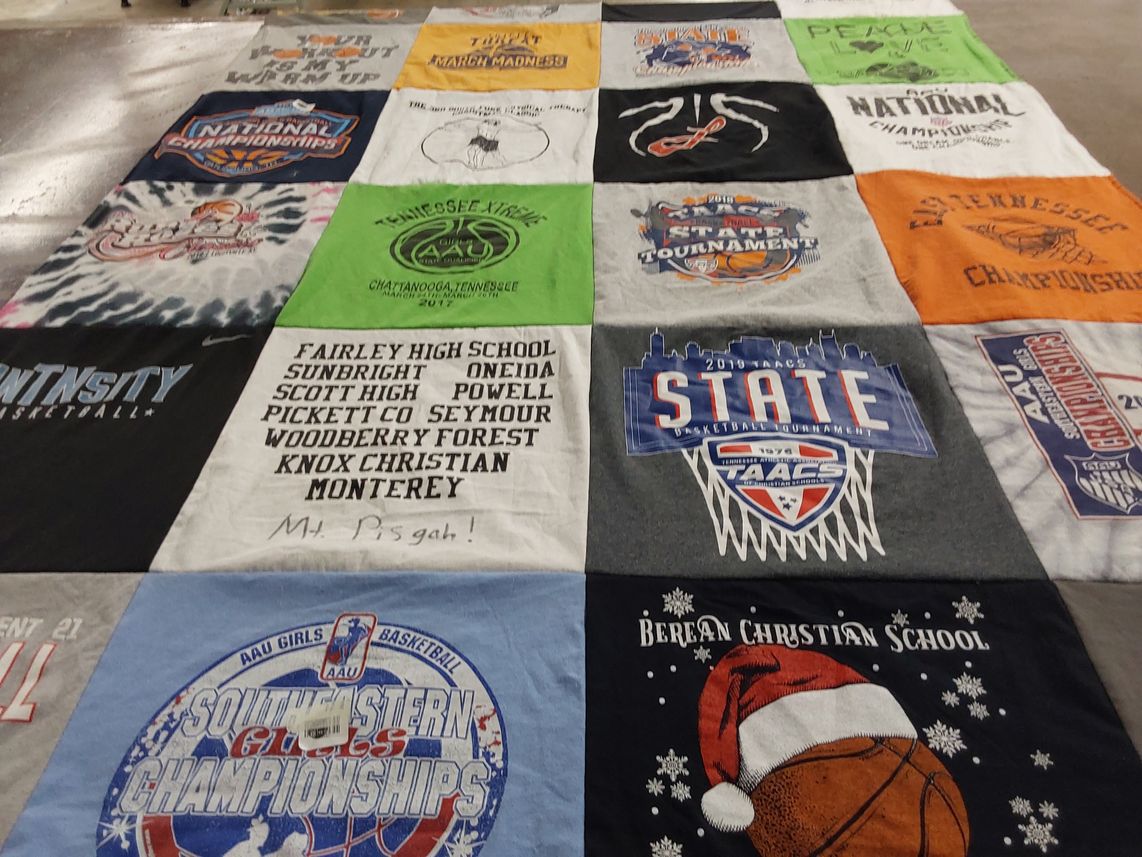 T-shirt quilt from fairley high school, oneida high school by Adyson from TN