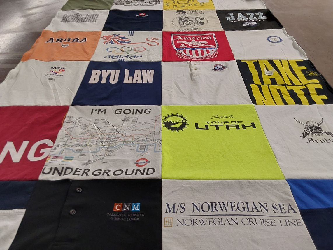 T-shirt quilt featuring utah jazz by douglas from UT