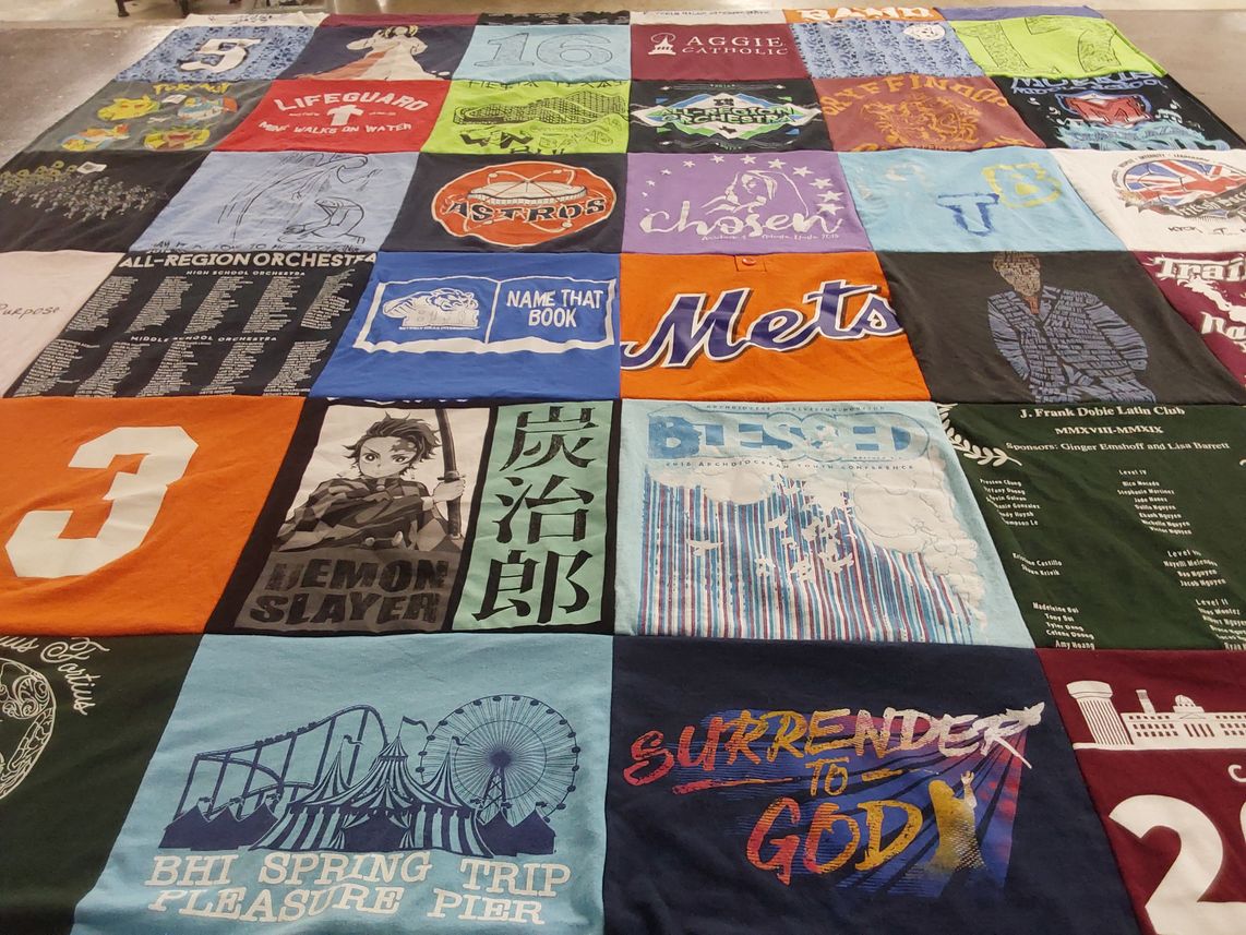 T-shirt quilt from texas a&m university by Nathan from TX
