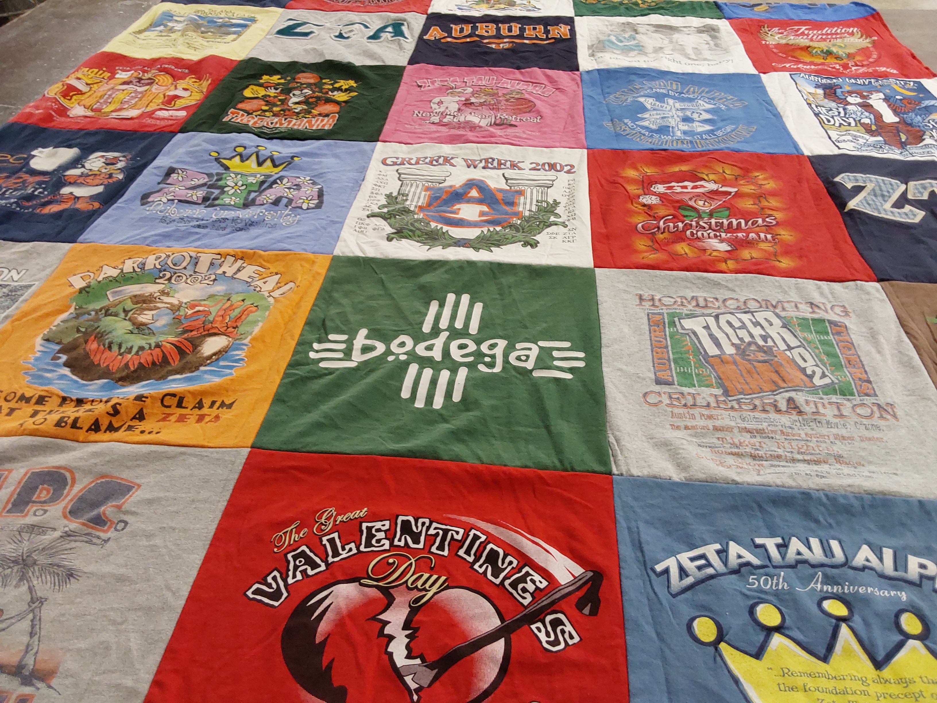 T-shirt quilt from auburn university by Paul from VA