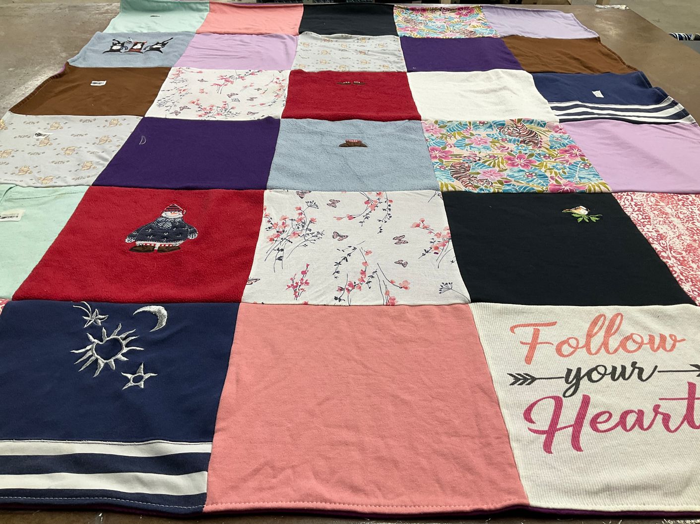 T-shirt quilt by Jennifer from FL