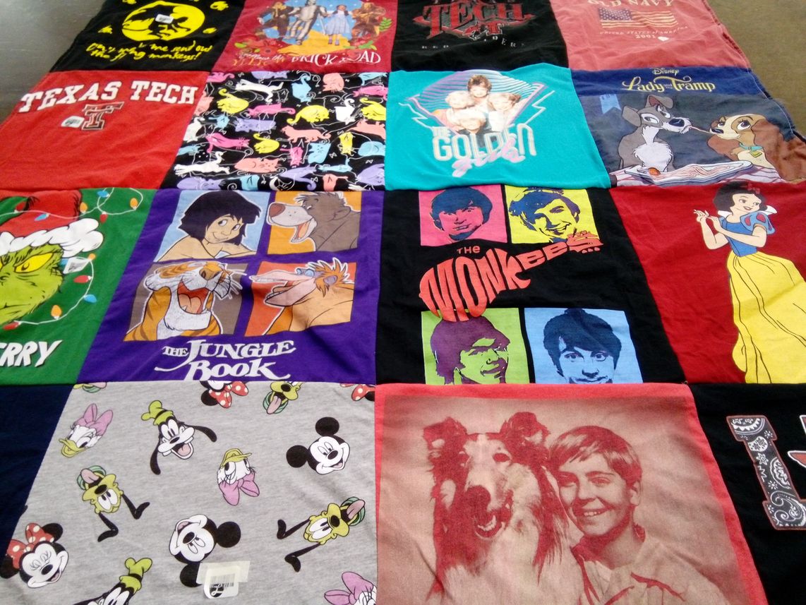 T-shirt quilt from texas tech university by Tricia from TX