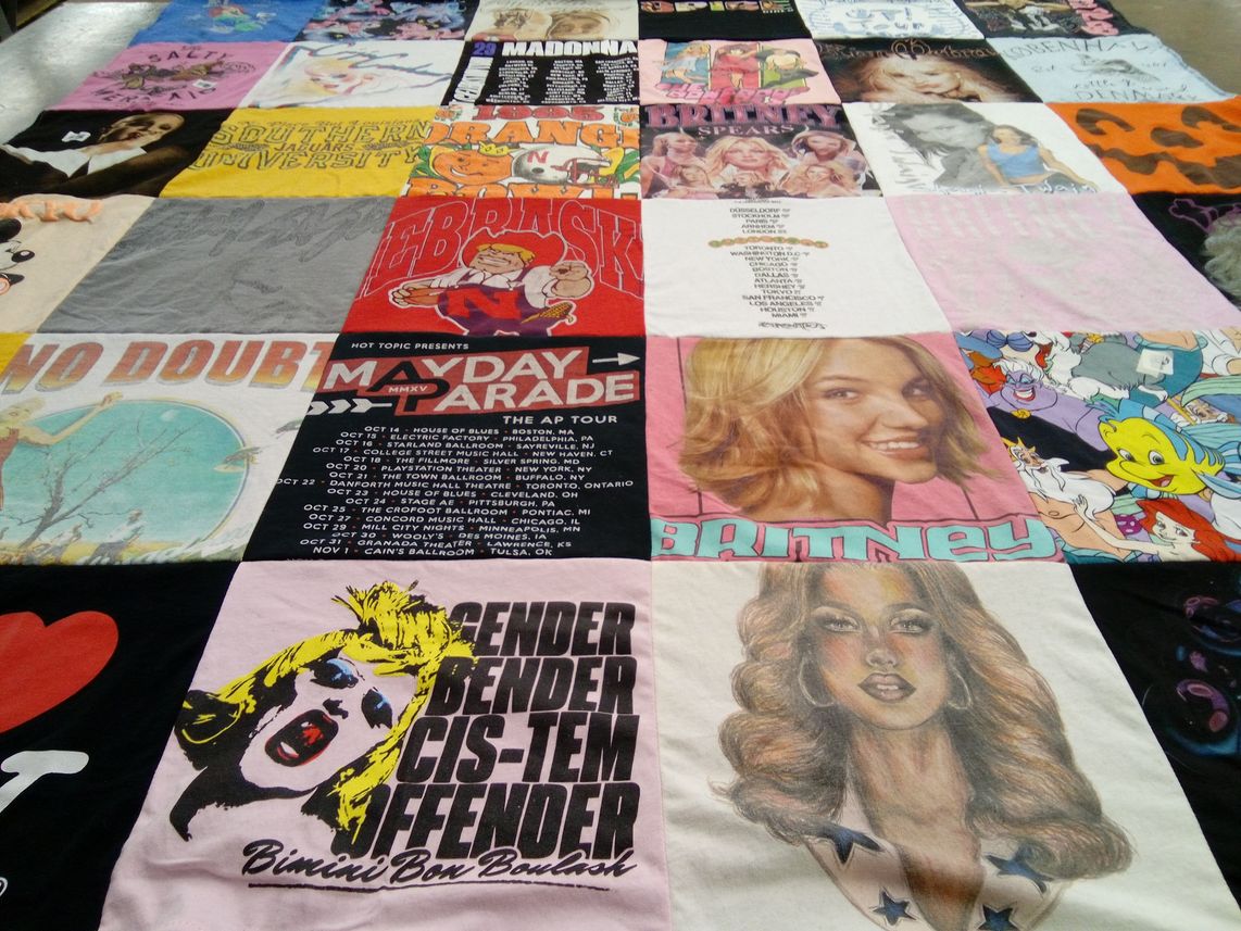 T-shirt quilt from southern university by Wyatt from CO