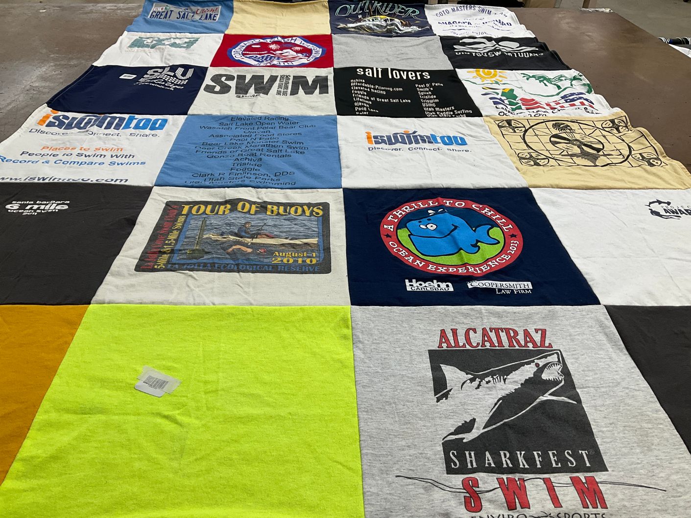 T-shirt quilt from slu by Cherie from CA