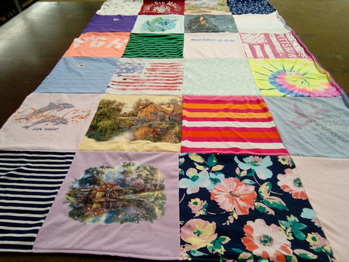 T-shirt quilt by Dawn from PA