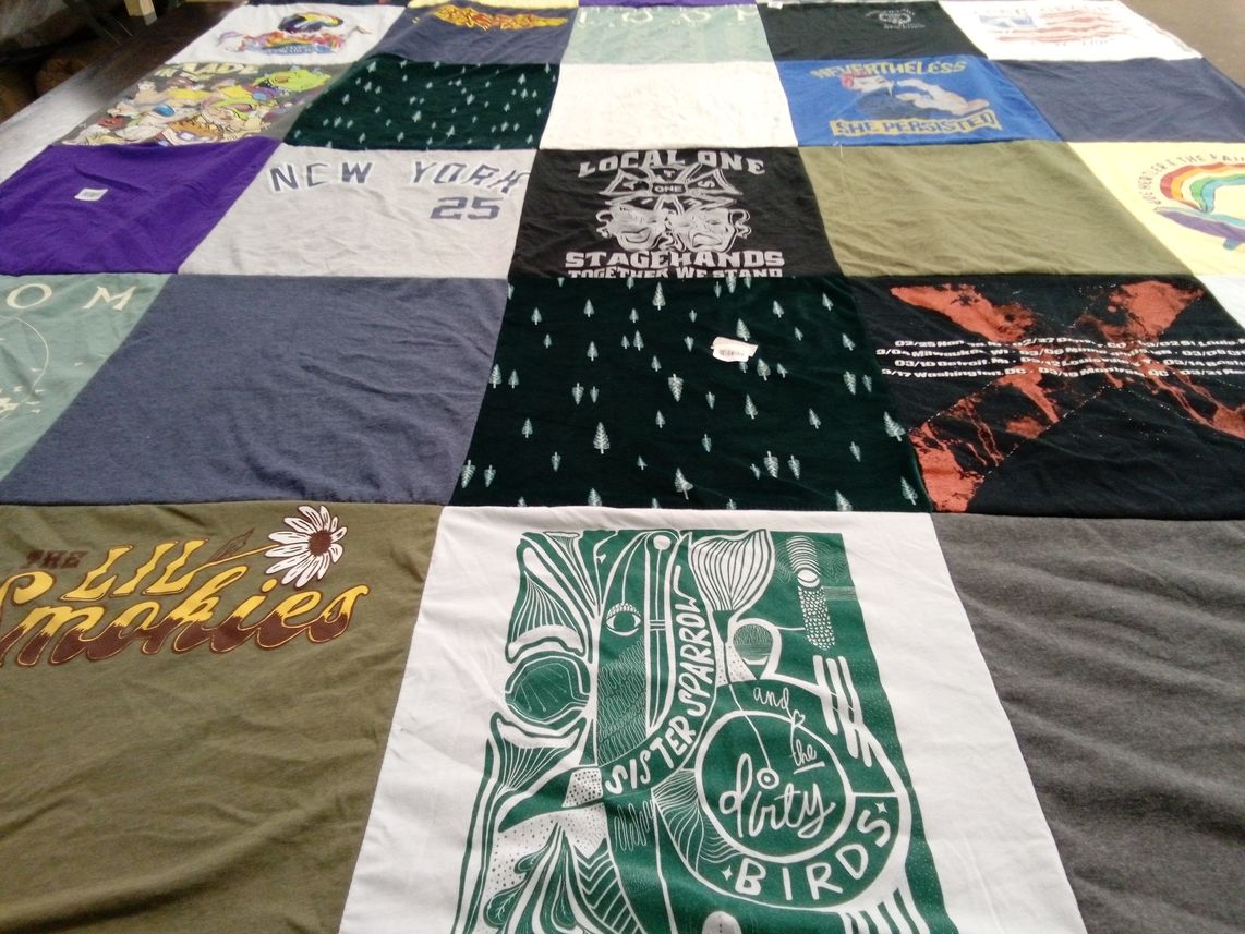 T-shirt quilt by Christine from NY