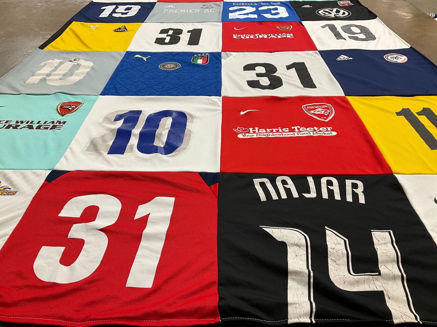 T-shirt quilt featuring prince william courage by Kyra from VA