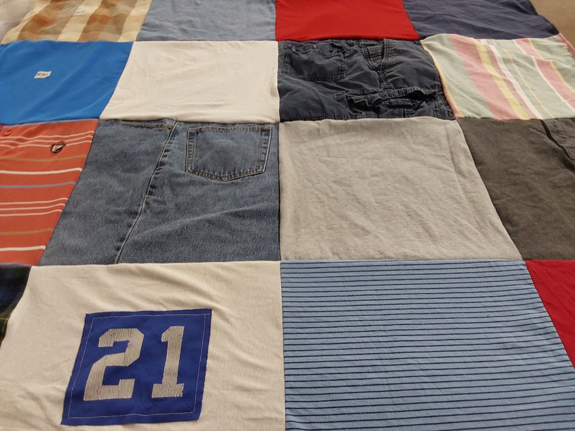 T-shirt quilt by Linda from IL