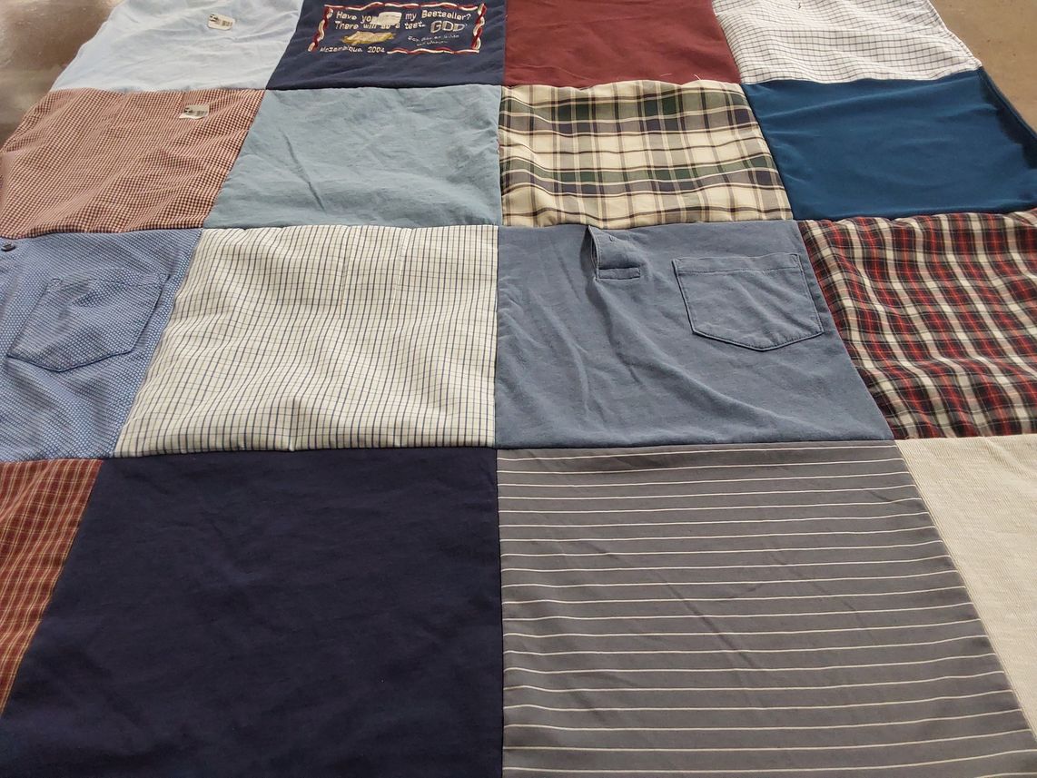 T-shirt quilt by Chelsea from KS