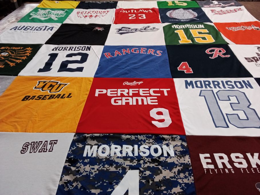 T-shirt quilt from virginia commonwealth university by Michael from VA