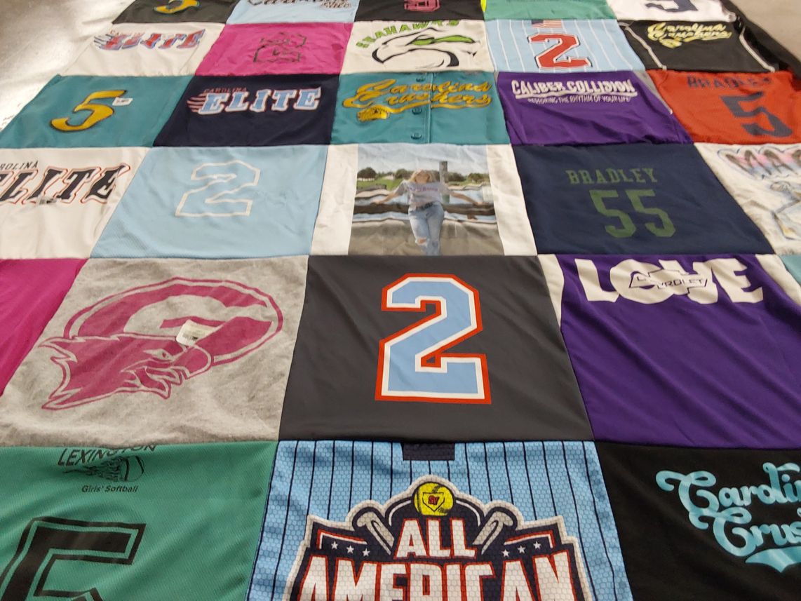 T-shirt quilt from lexington high school by Brandi from SC