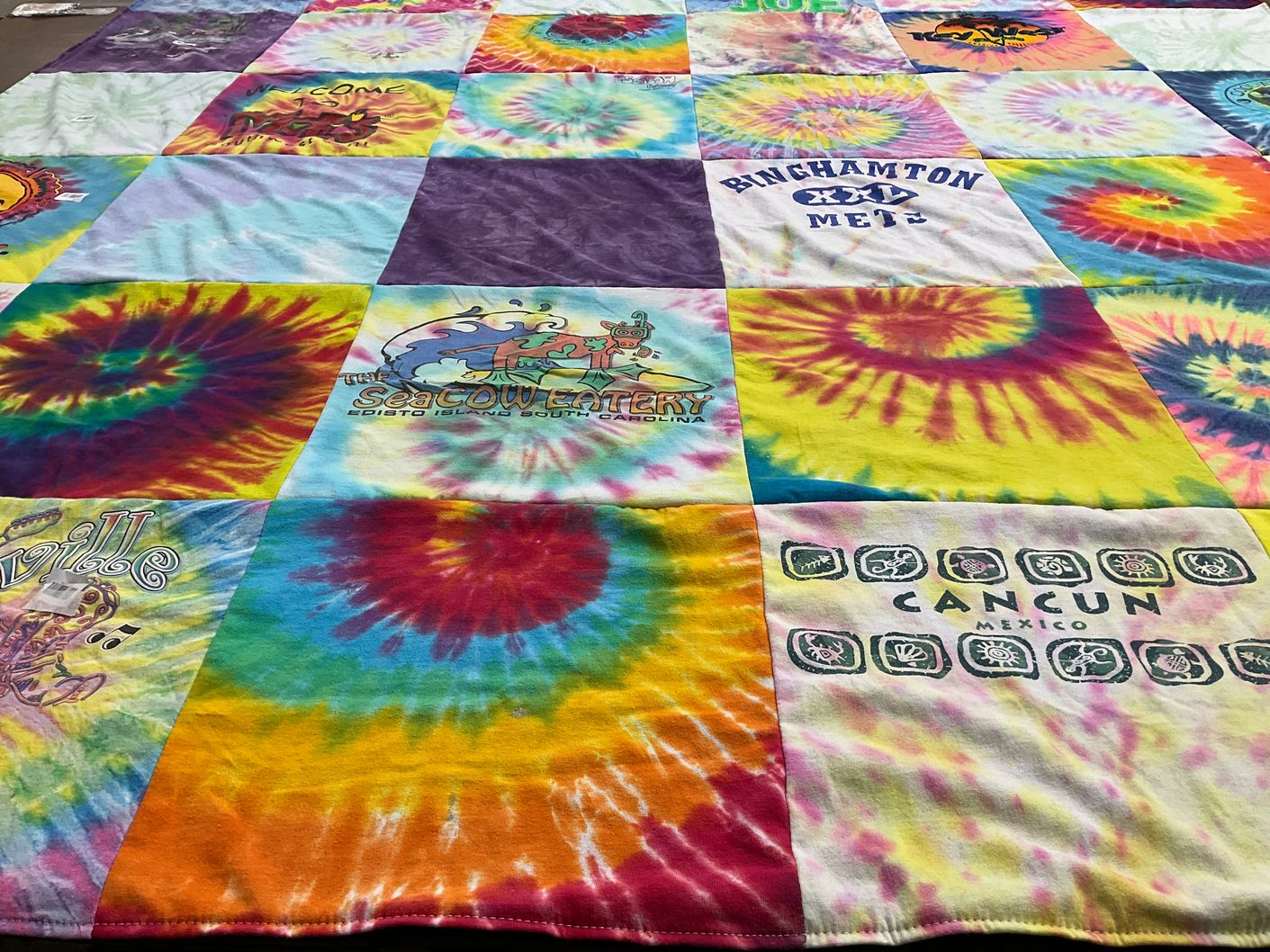 T-shirt quilt from binghamton university by Ruth from VA