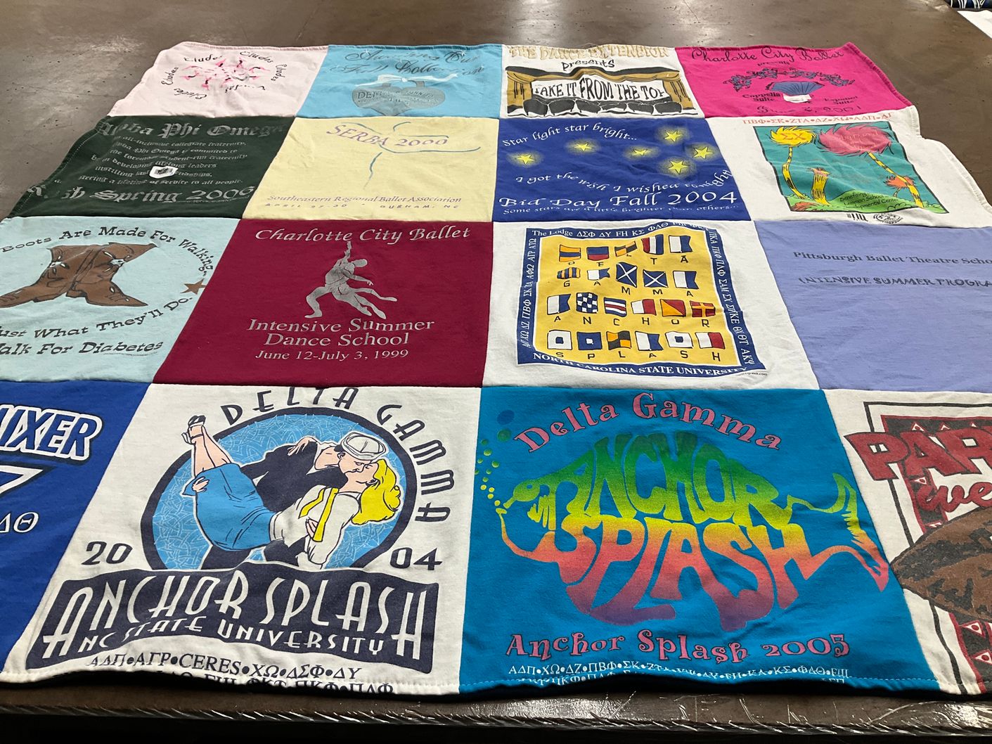 T-shirt quilt from north carolina state university by Patricia from NC