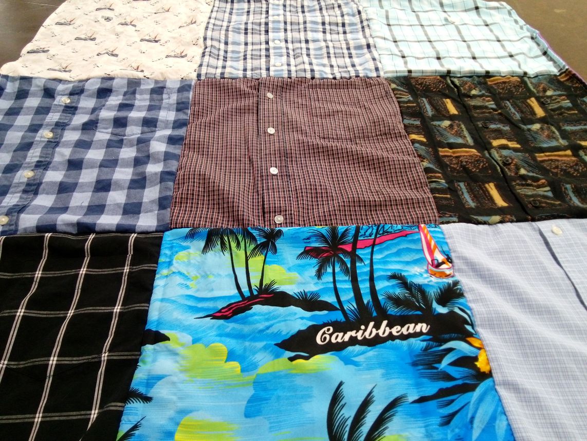 T-shirt quilt by Germaine from NY
