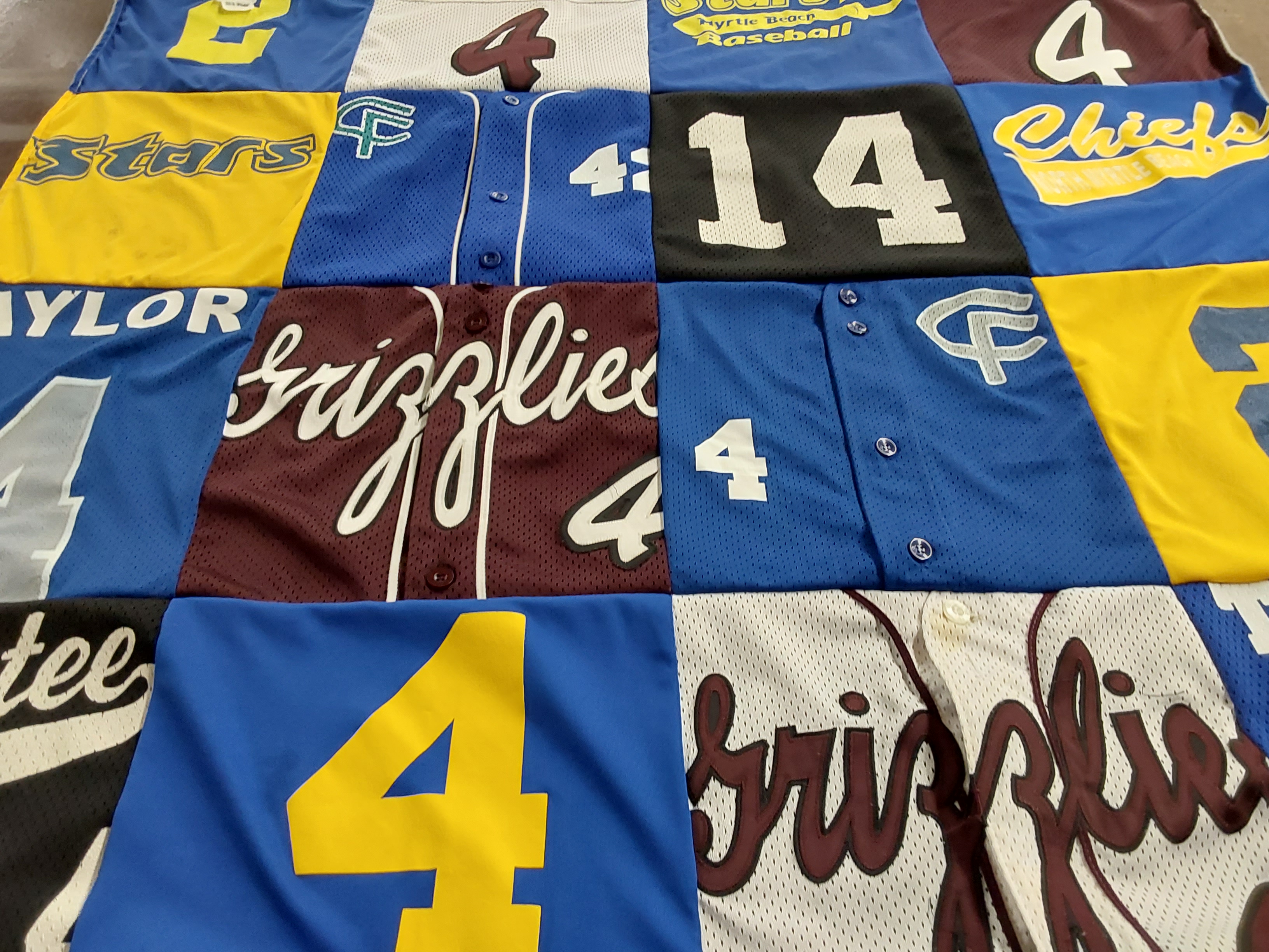 T-shirt quilt featuring pyrtle beach high school, conway high school by Brooke from SC