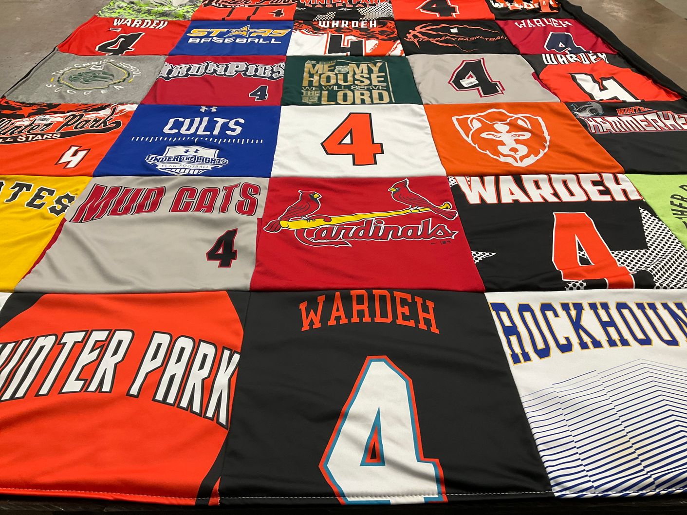 T-shirt quilt featuring wardeh, cult by Dana from FL