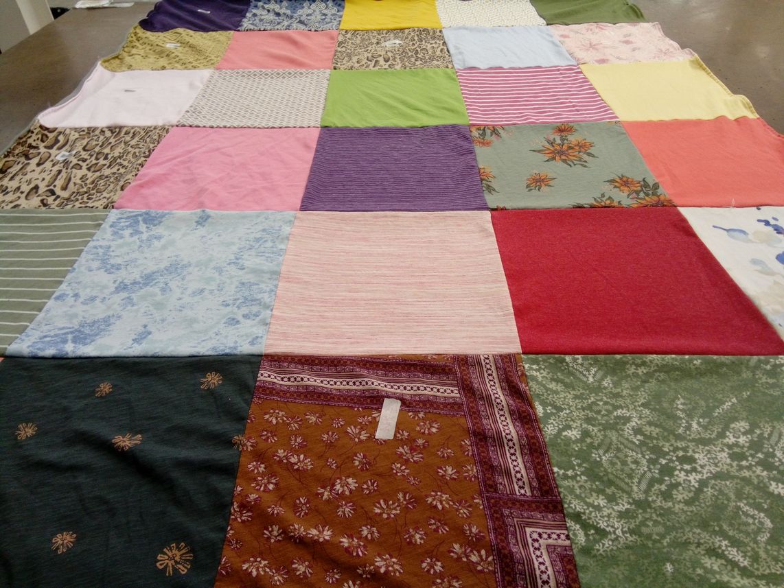 T-shirt quilt by Vicki from OH