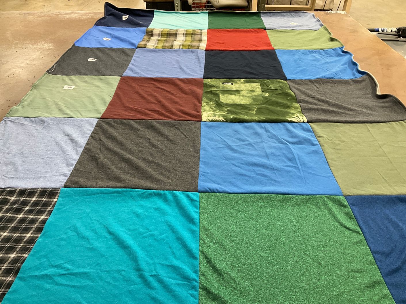 T-shirt quilt by Amy from IN