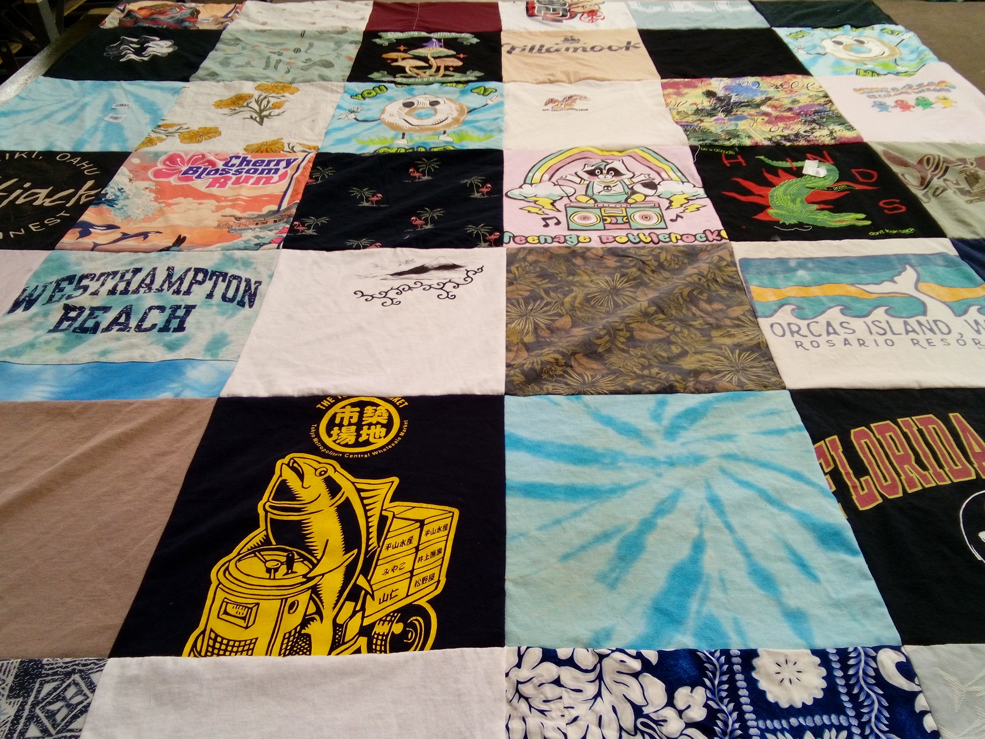 T-shirt quilt by Shea from WA