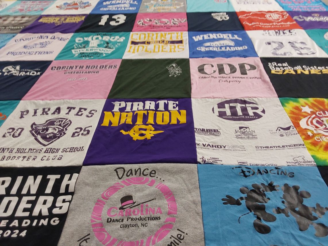 T-shirt quilt featuring pirate nation by Fallon from NC