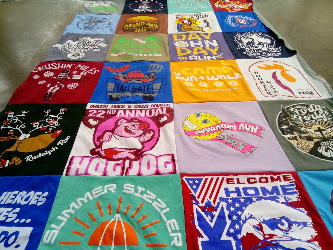 T-shirt quilt from tcu by Sabrina from OK