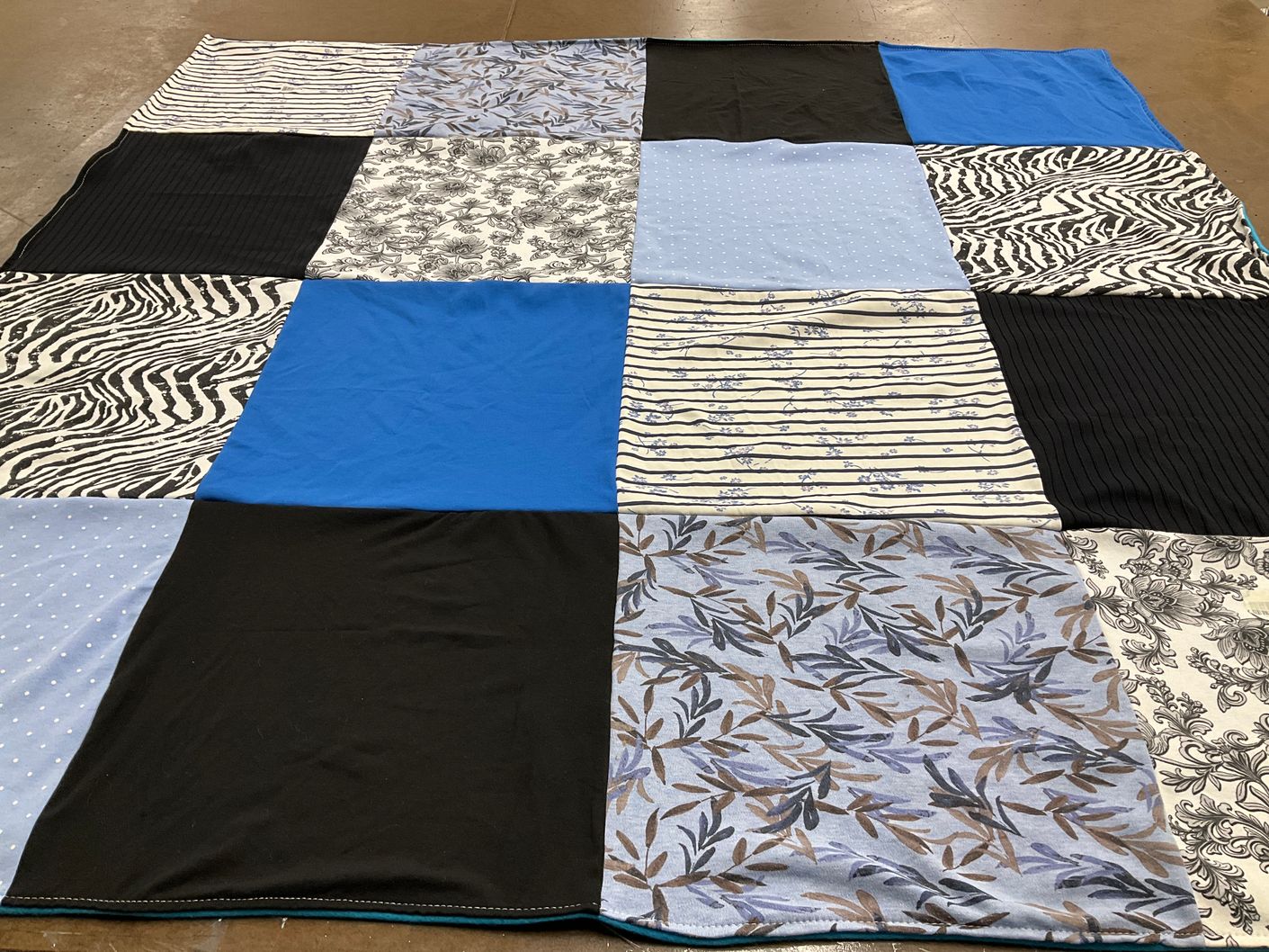 T-shirt quilt by Cynthia from CA