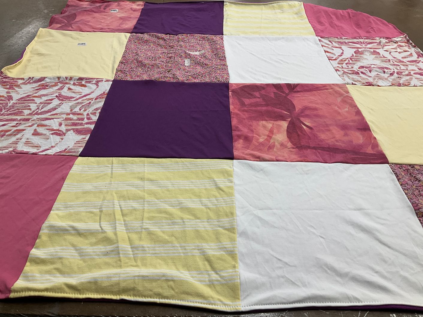 T-shirt quilt by Cynthia from CA