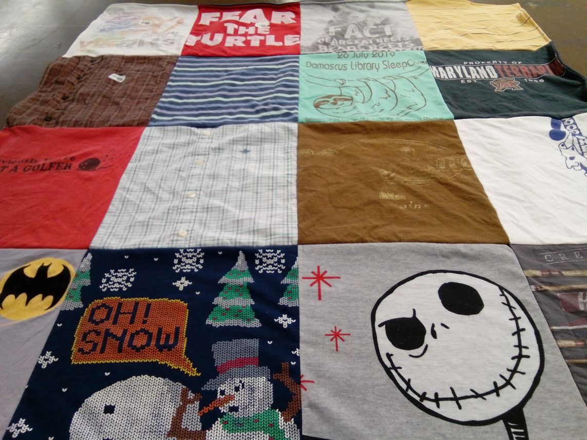 T-shirt quilt from university of maryland by Jennifer from MD