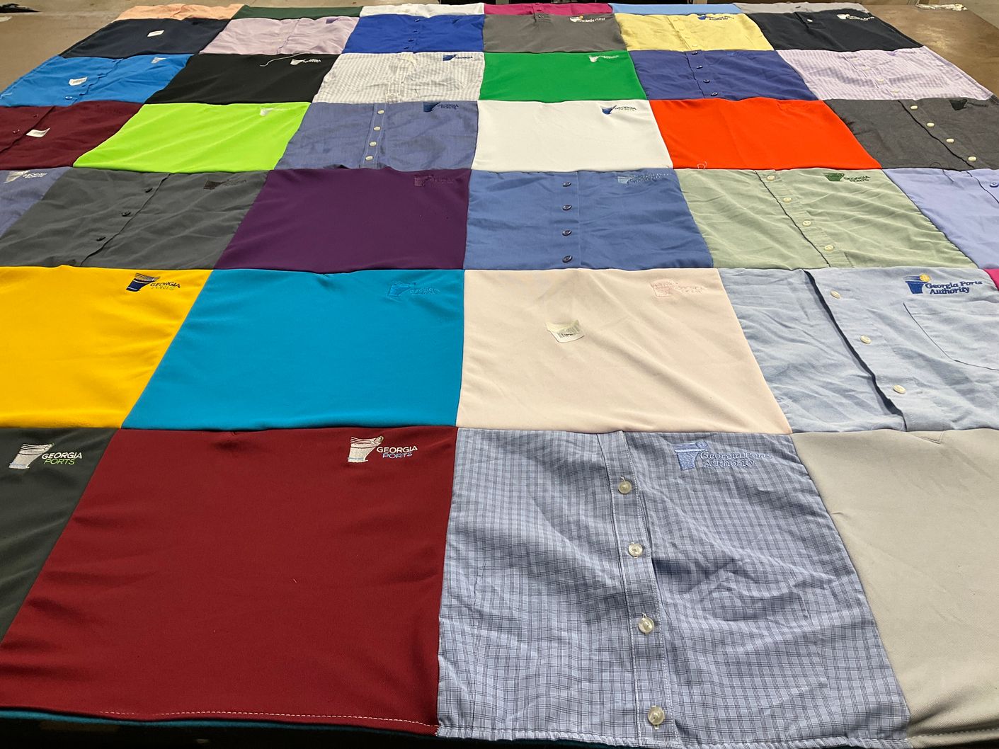T-shirt quilt by Judith from GA