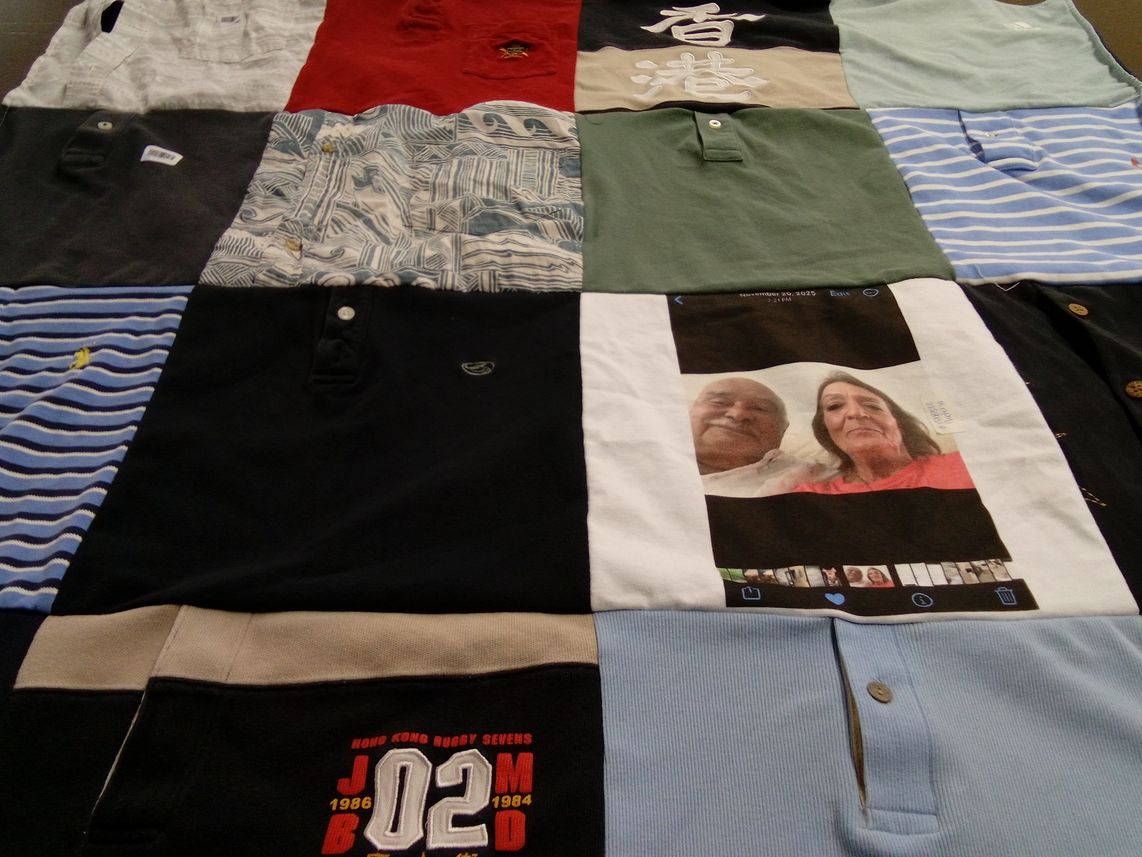 T-shirt quilt by Elizabeth from CA