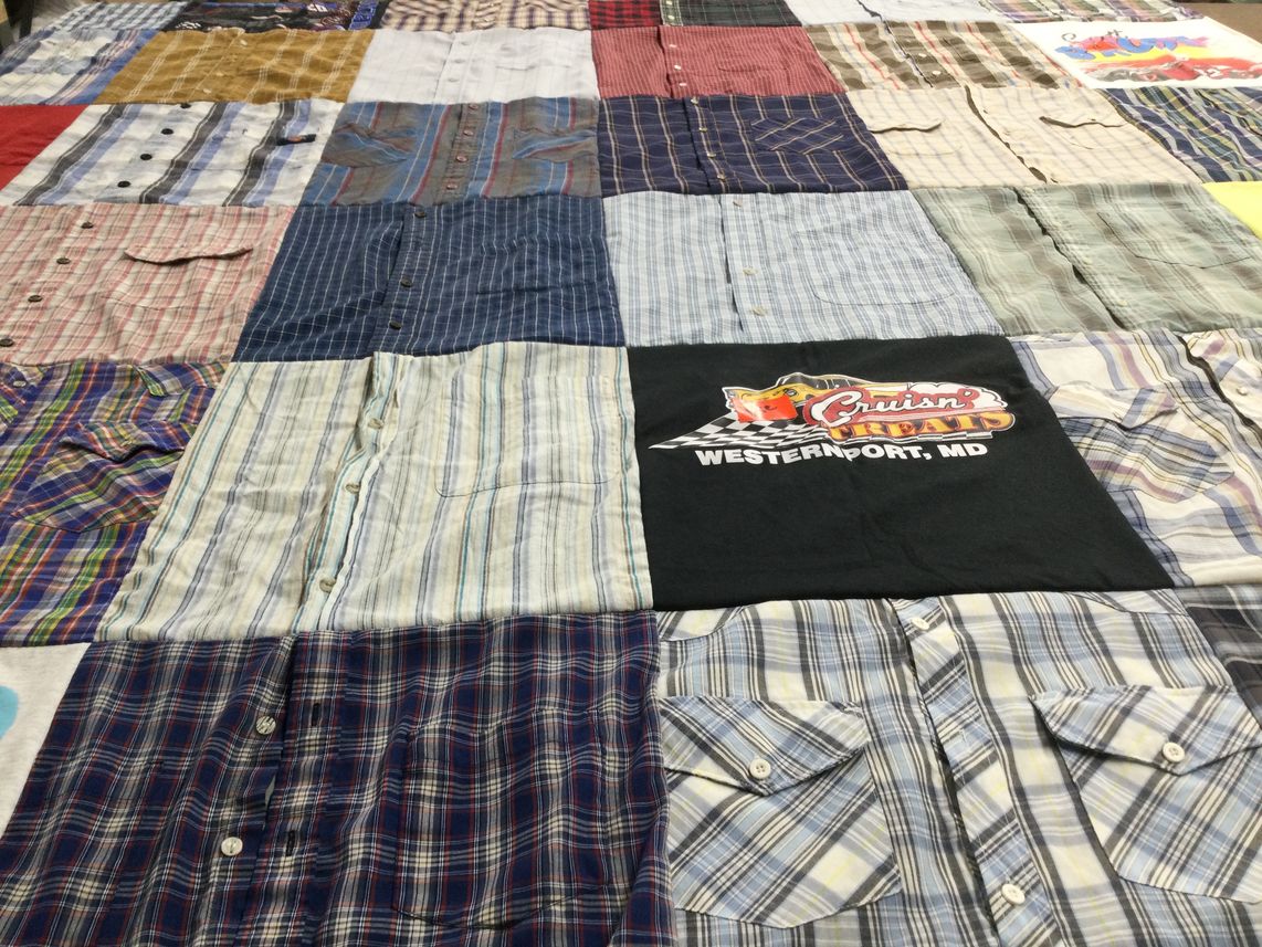 T-shirt quilt by Andrea from MD