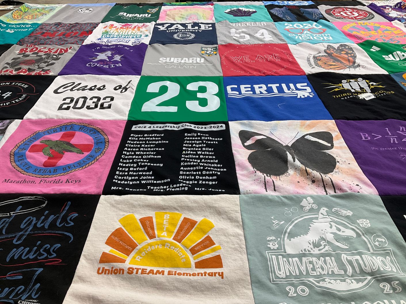 T-shirt quilt featuring raiders by Shawnna from TN