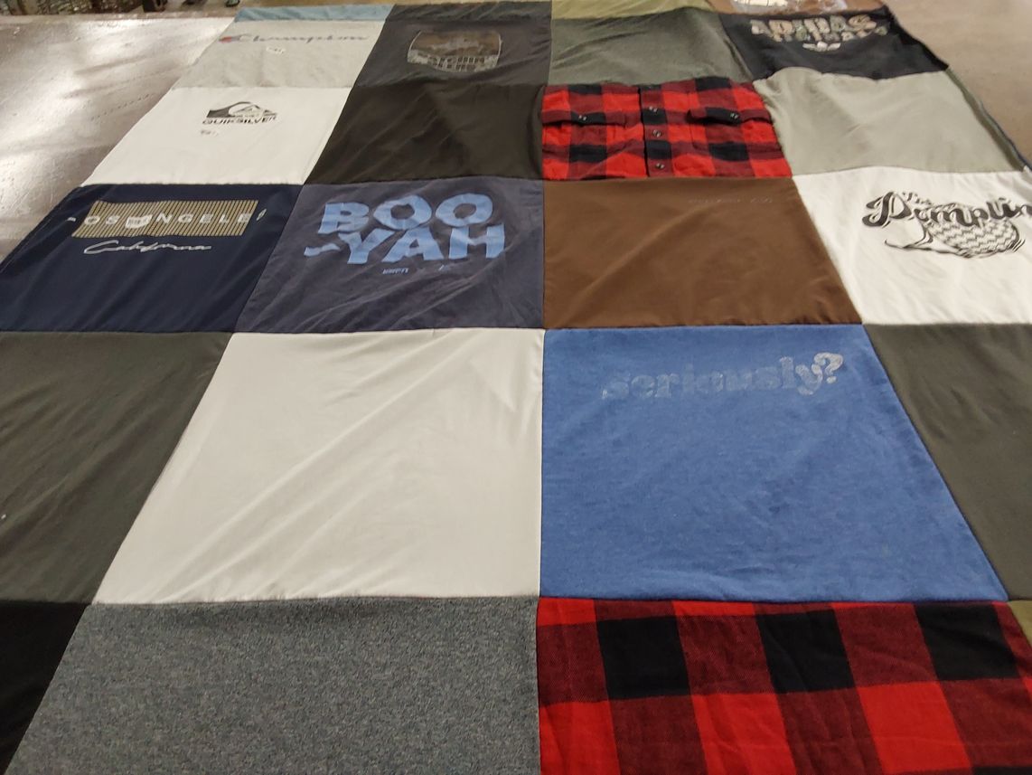 T-shirt quilt by Amanda from FL