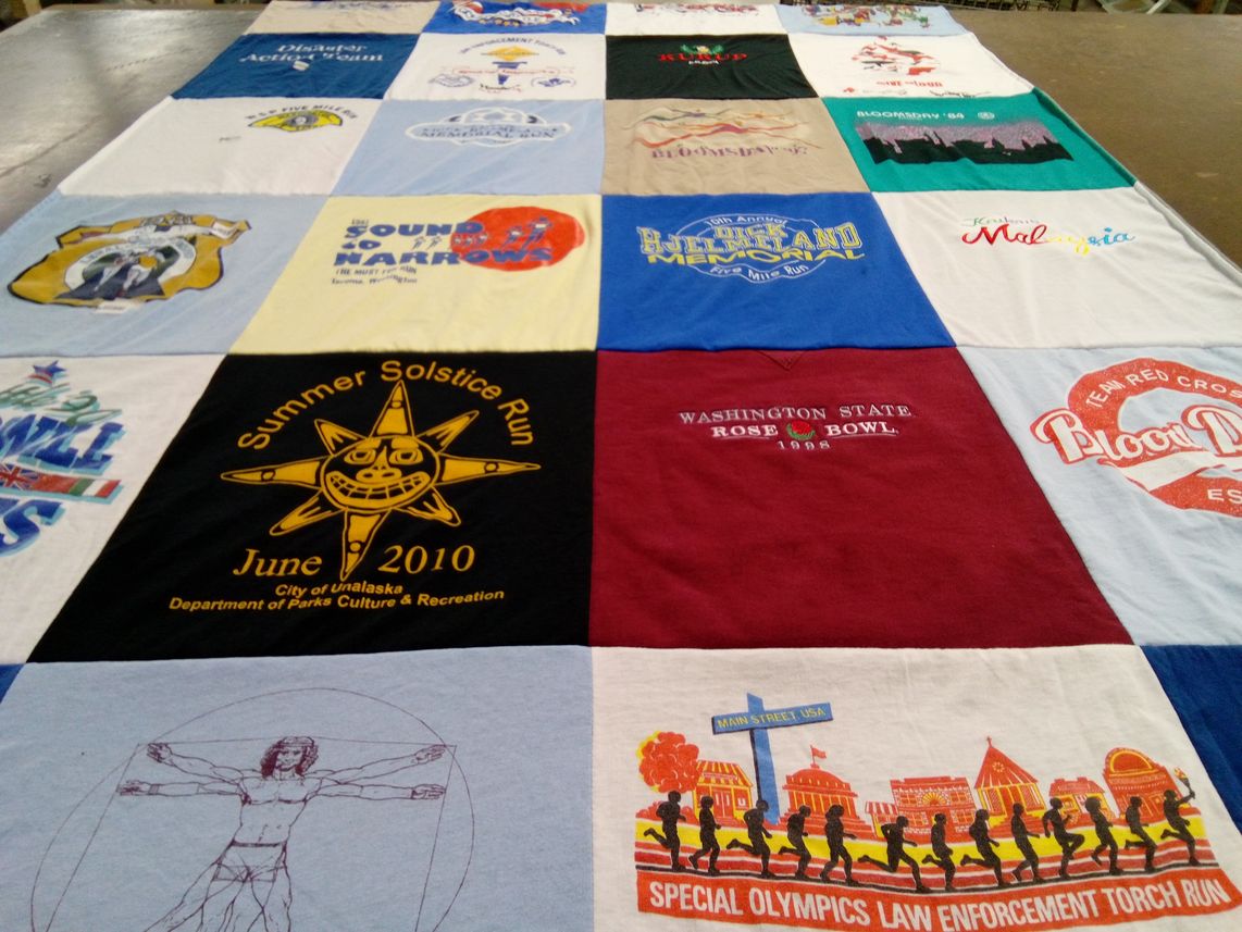 T-shirt quilt from washington state university by Kristine from WA