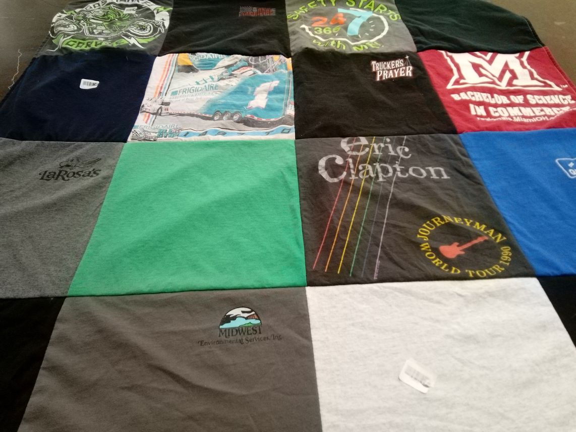 T-shirt quilt from miami university by Kyle from OH