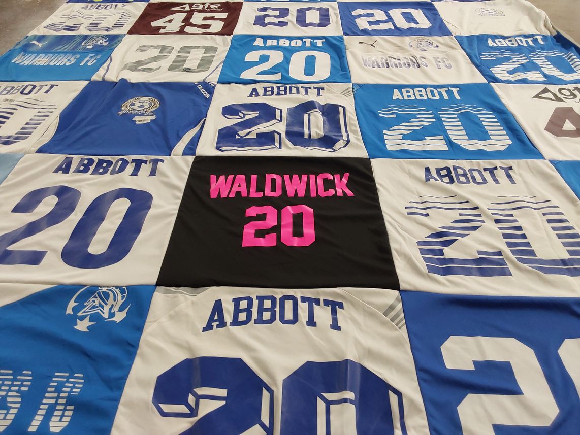 T-shirt quilt by Jo Ann from FL