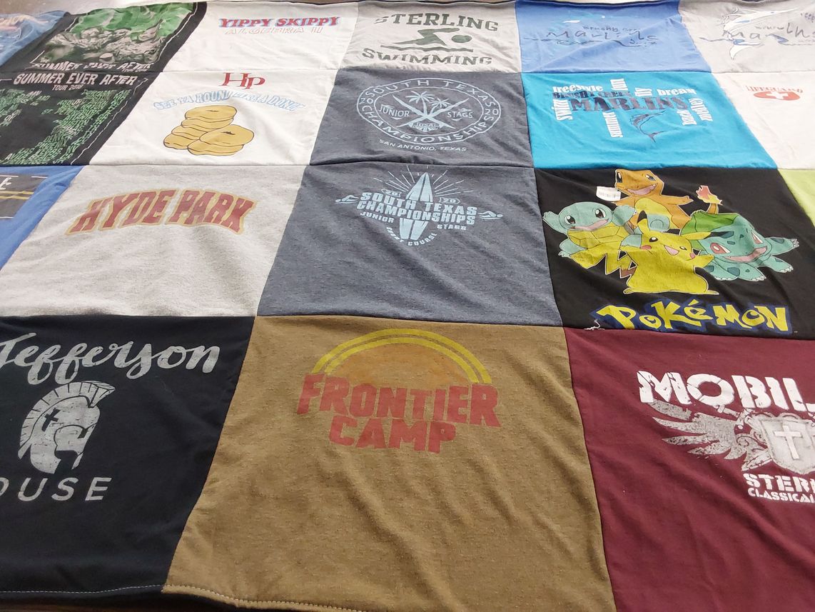 T-shirt quilt from sterling university, hyde park by MICHAEL from TX
