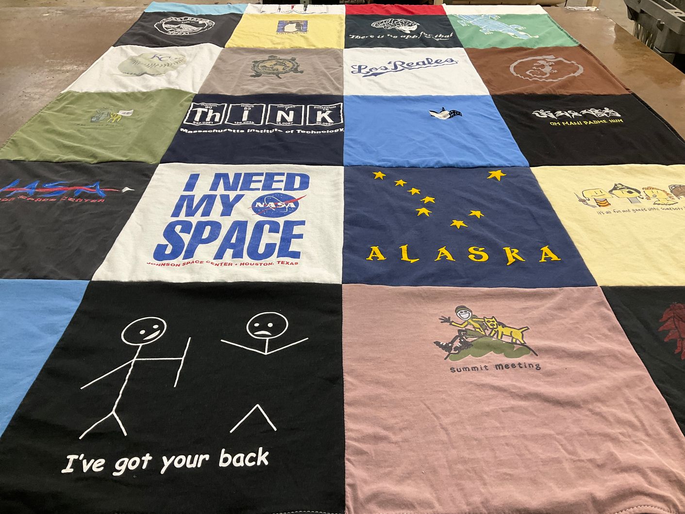 T-shirt quilt from massachusetts institute of technology by Dianne from KS