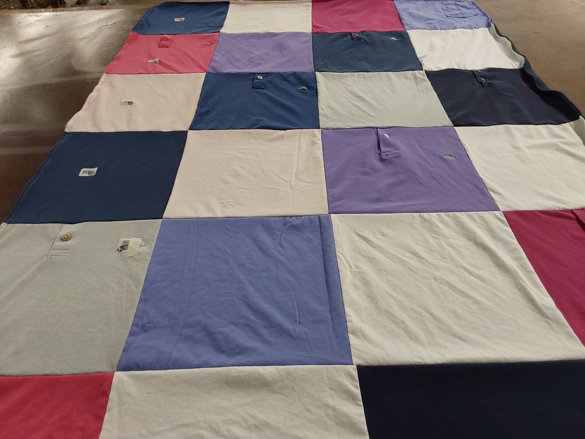 T-shirt quilt by Maria from FL