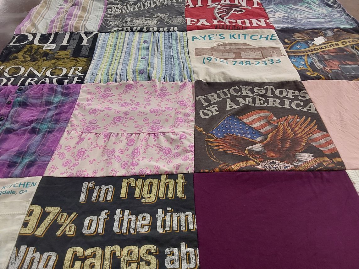 T-shirt quilt by Kerry from GA