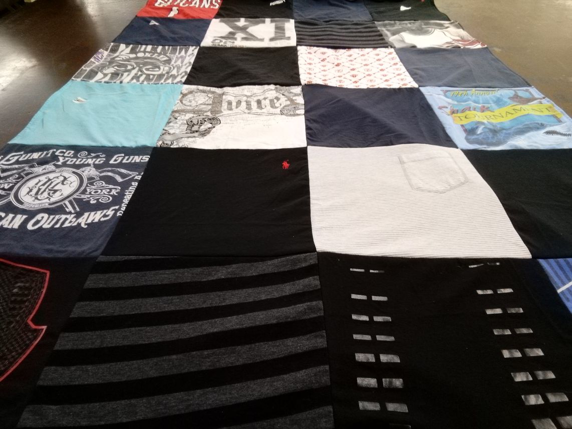 T-shirt quilt by Maureen from MA