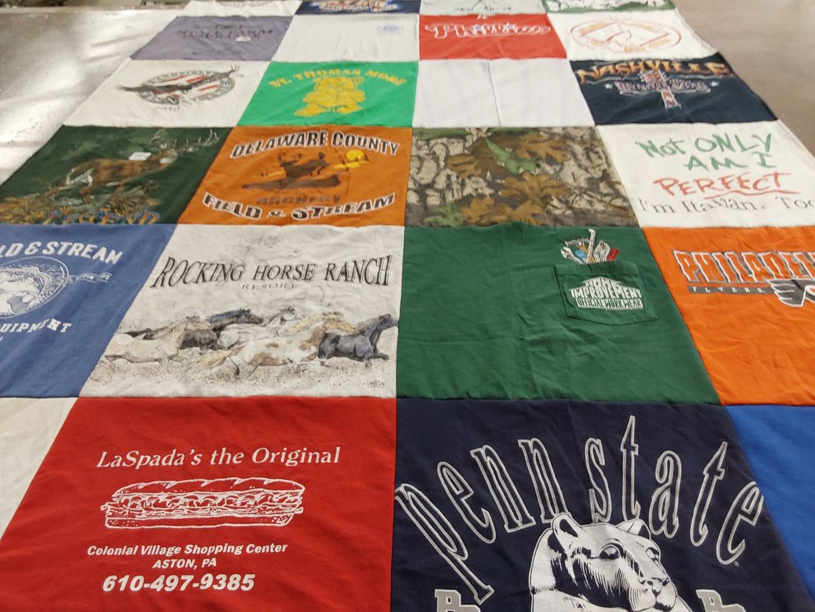 T-shirt quilt from pennsylvania state university by John from PA