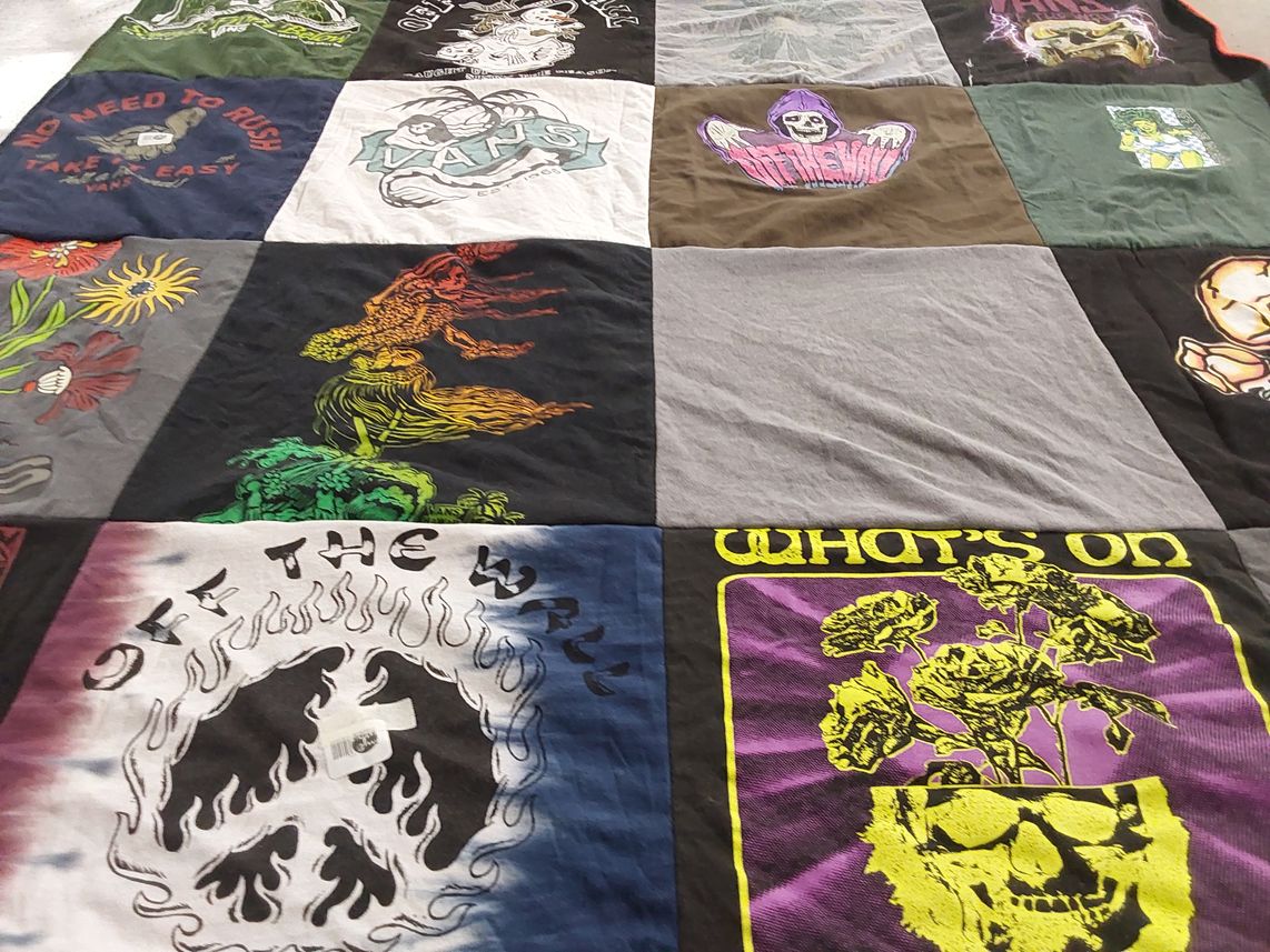 T-shirt quilt by Kevin from VA