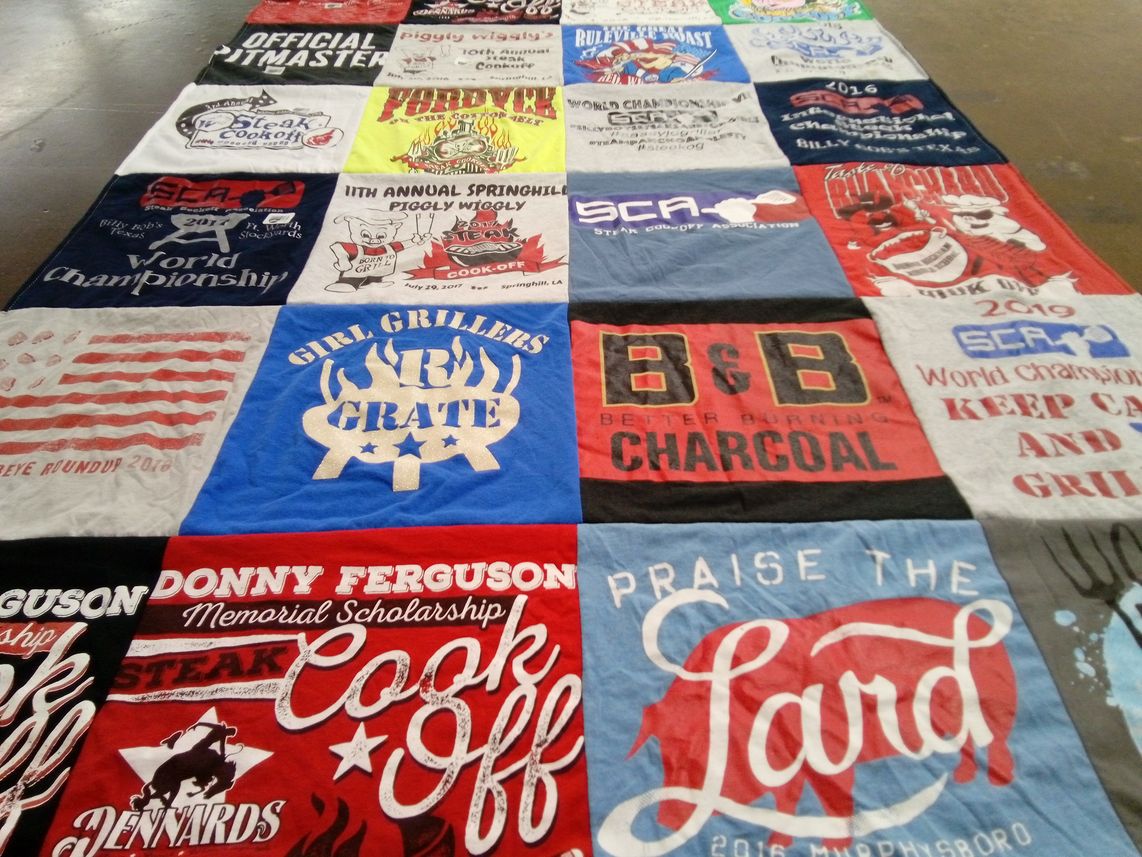 T-shirt quilt from donny ferguson memorial scholarship by Shawna from LA