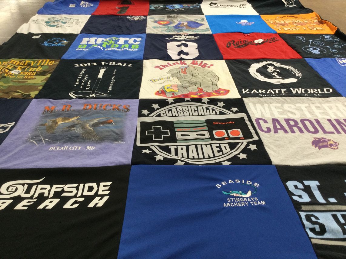 T-shirt quilt from western carolina university by Samantha from SC