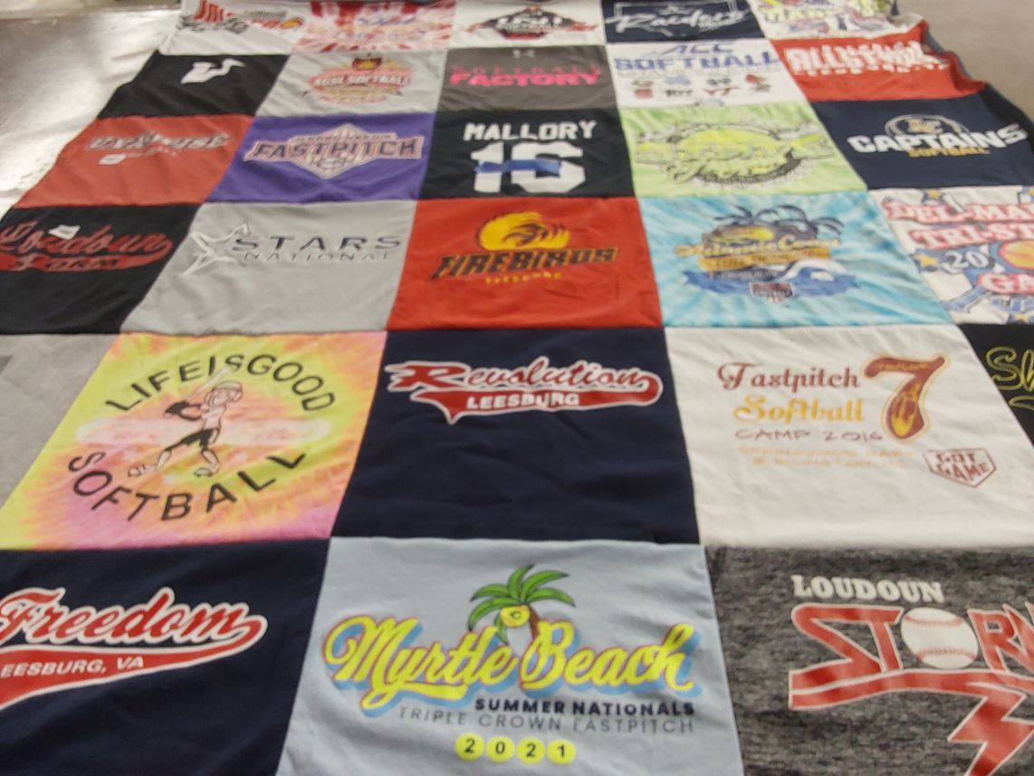 T-shirt quilt featuring loudoun storm, myrtle beach summer nationals by kelly from VA