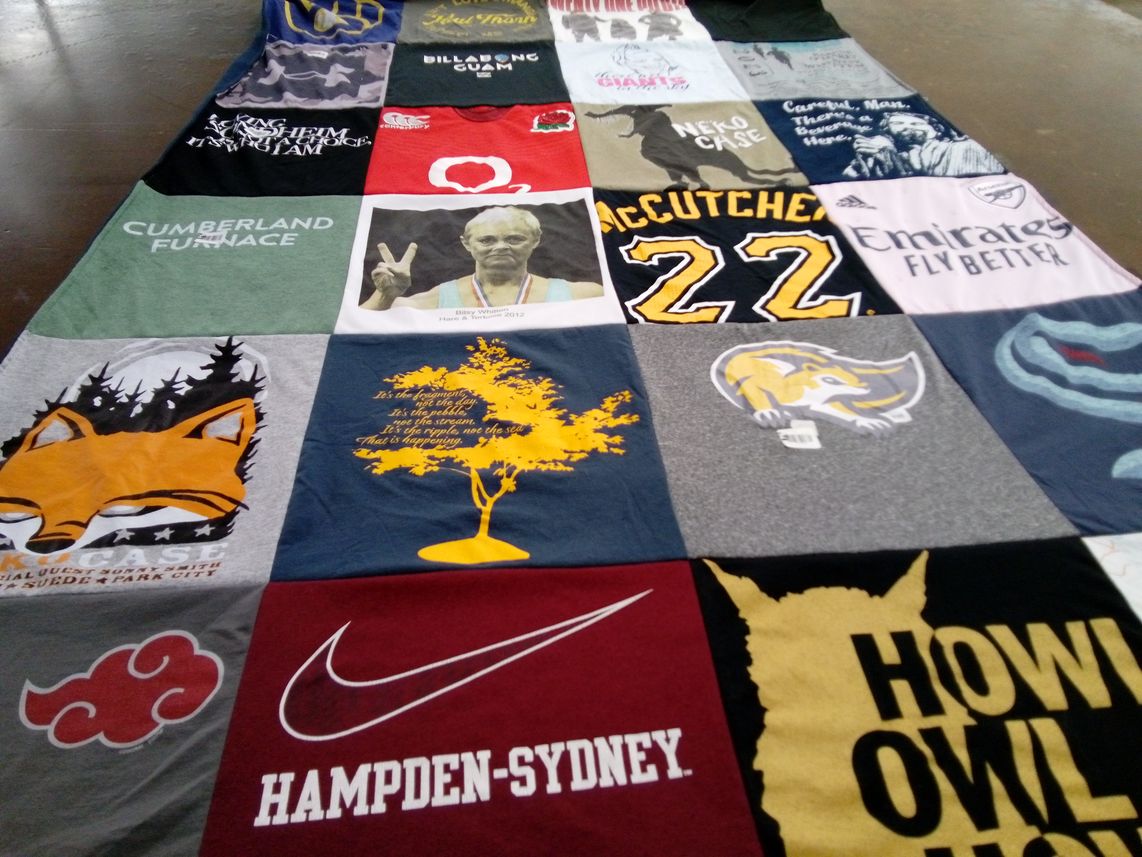 T-shirt quilt from hampden-sydney college by David from VA
